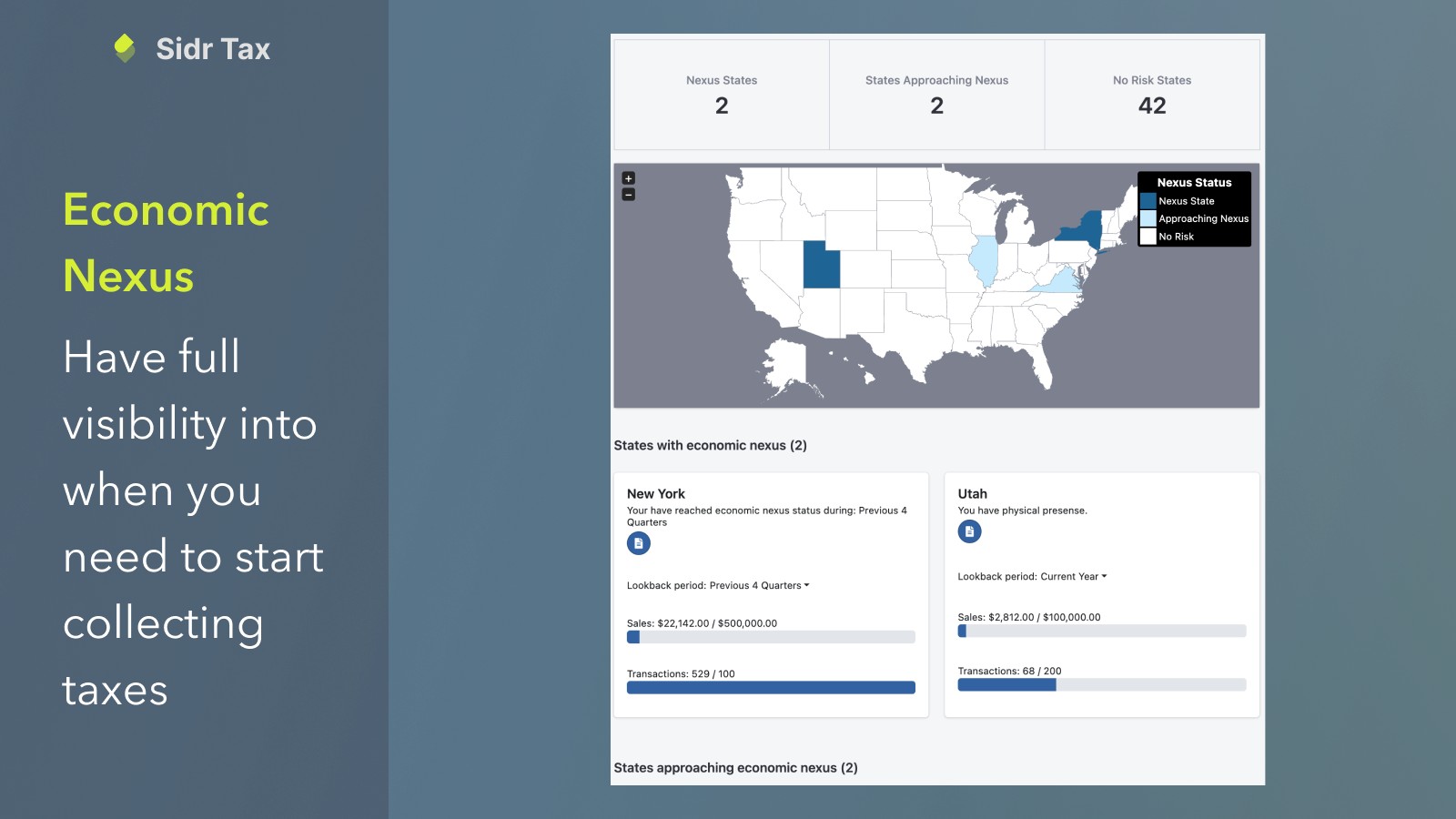 Economic Nexus Dashboard