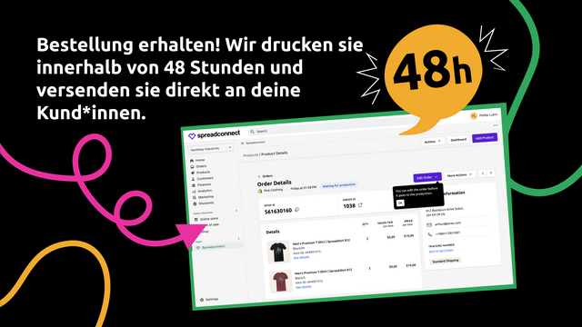 Spreadconnect Print on Demand: Schnellste Produktion