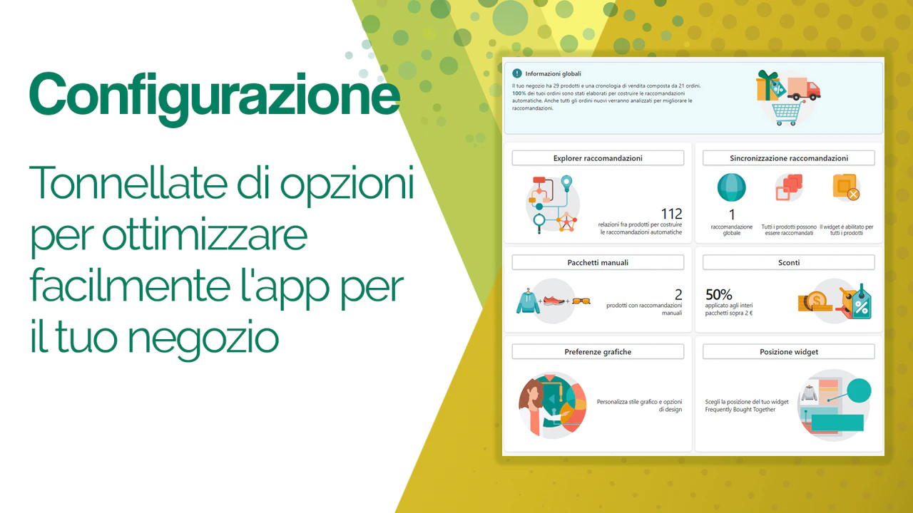 Tonnellate di opzioni per sintonizzare facilmente la app