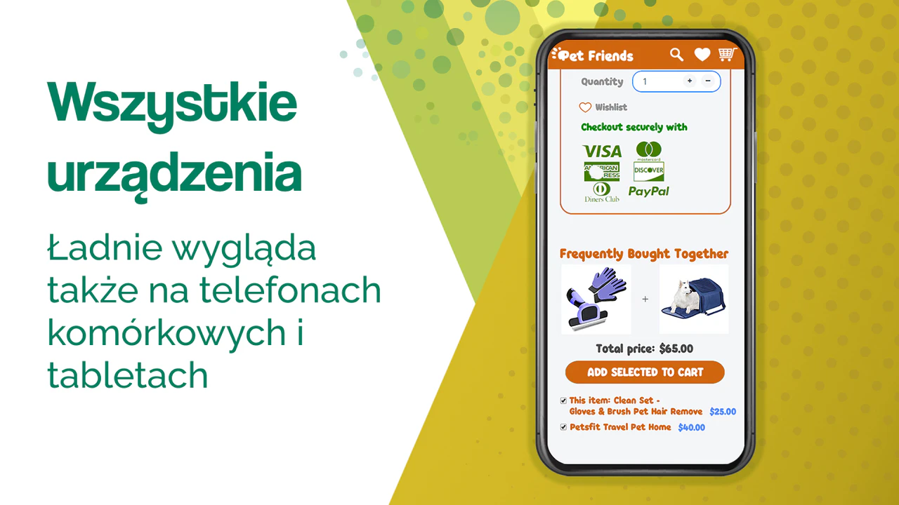 Wygląda ładnie na telefonach komórkowych i tabletach