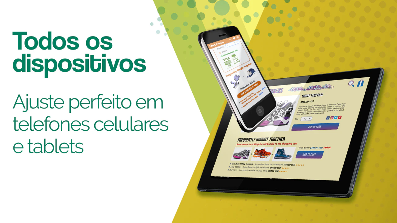 Fica muito bem em telefones celulares e tablets