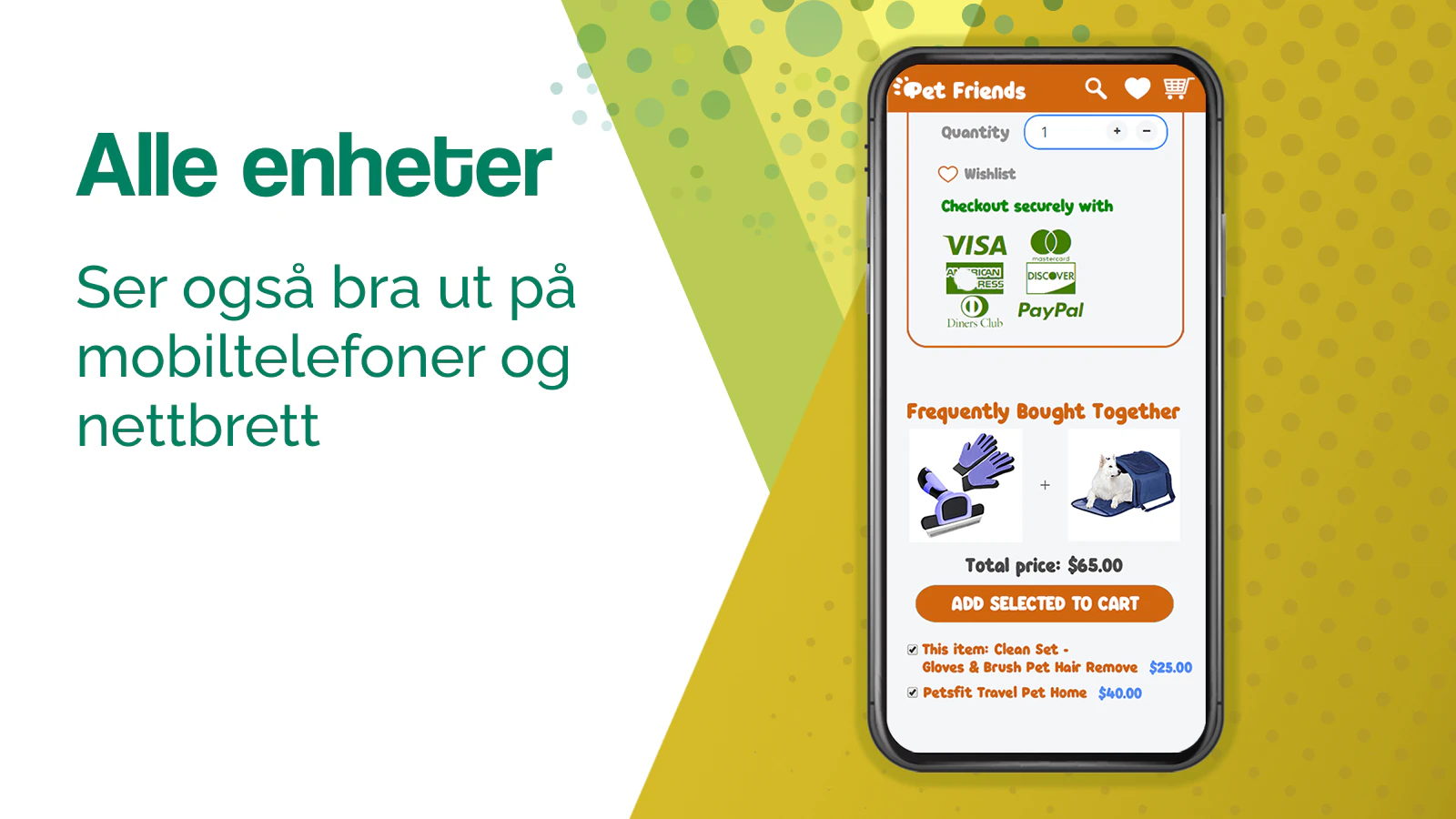 Ser bra ut på mobiltelefoner og nettbrett