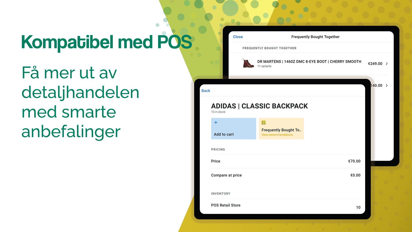 Fungerer med POS