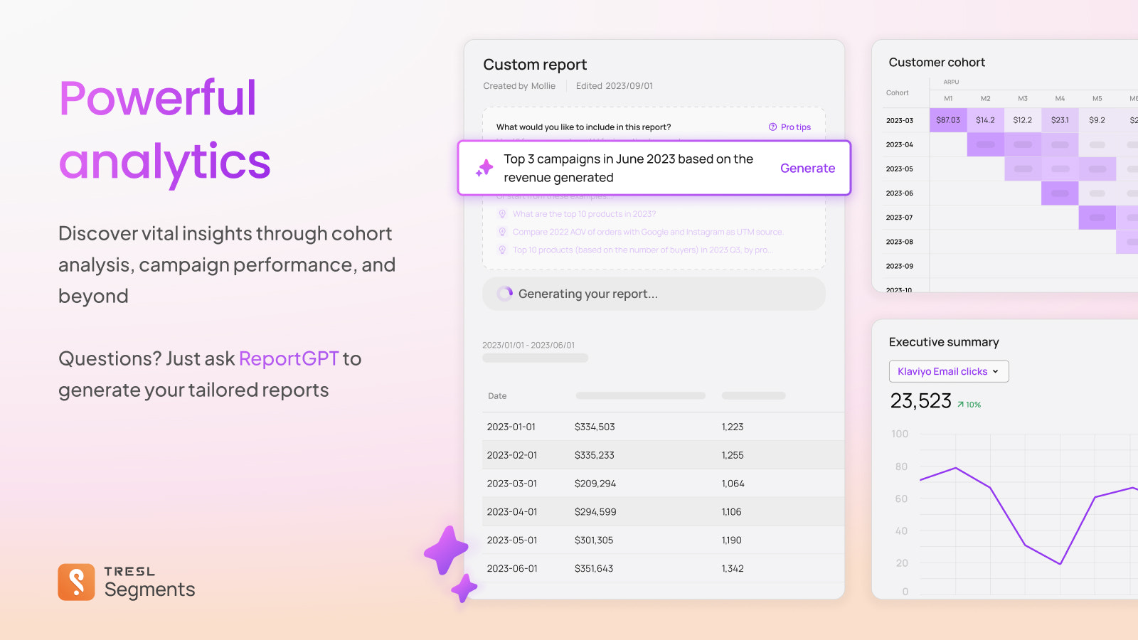 30+ KPIs über Kohortenanalyse, Executive Summary und darüber hinaus