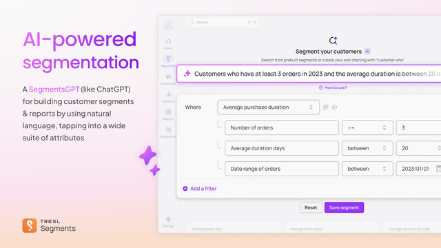 Construa qualquer segmento usando linguagem natural com FilterGPT