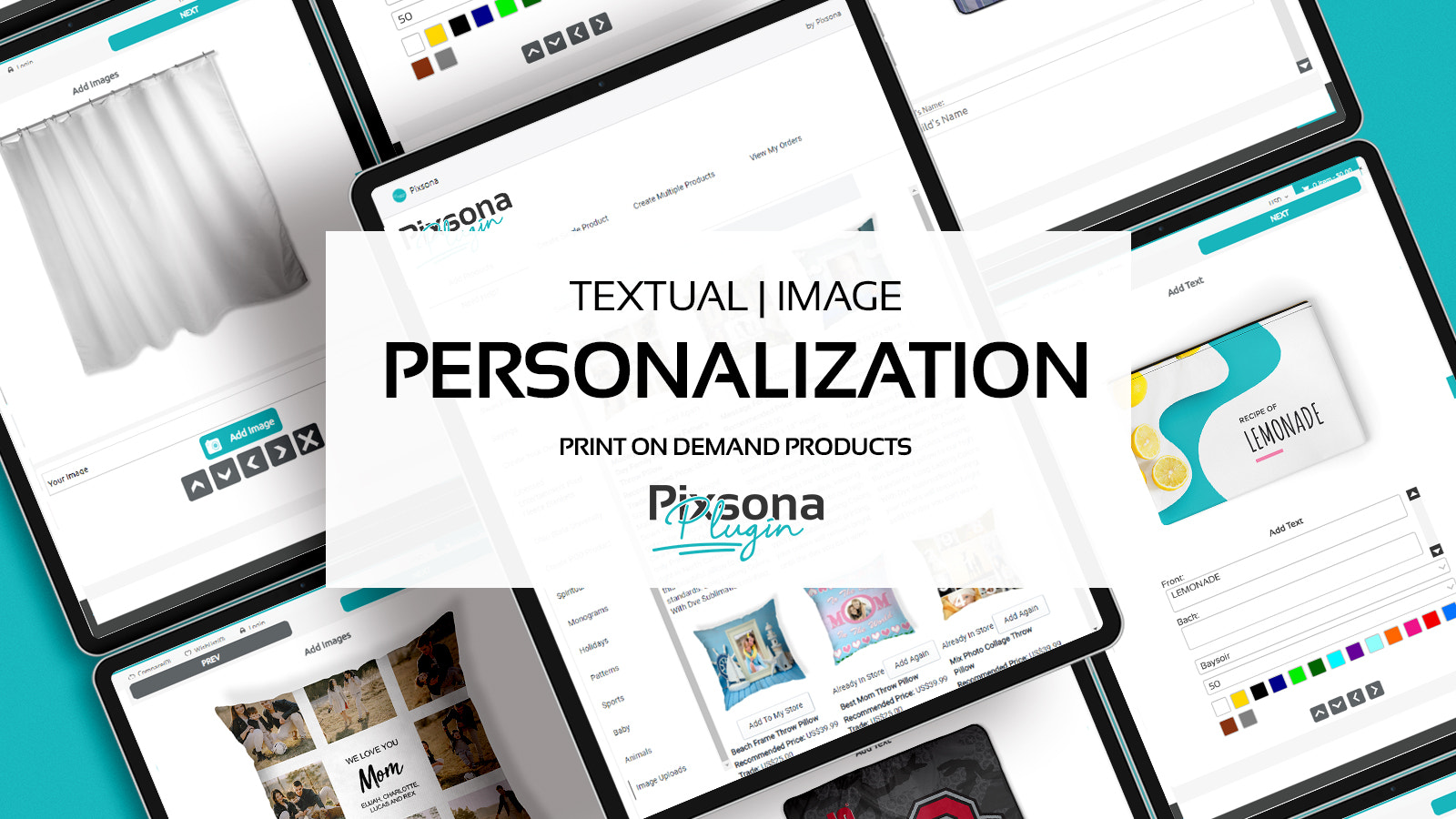 Pixsona Plugin | Produkt Personalisering | Live Forhåndsvisning