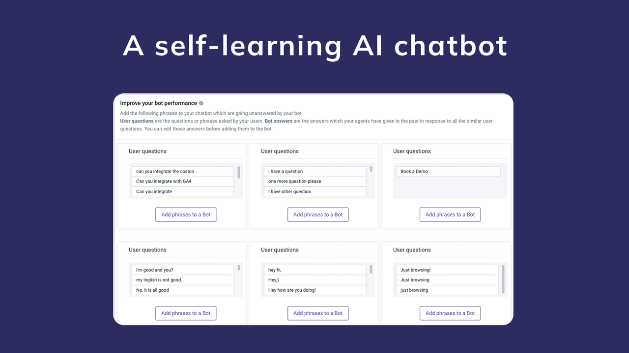 A self learning AI