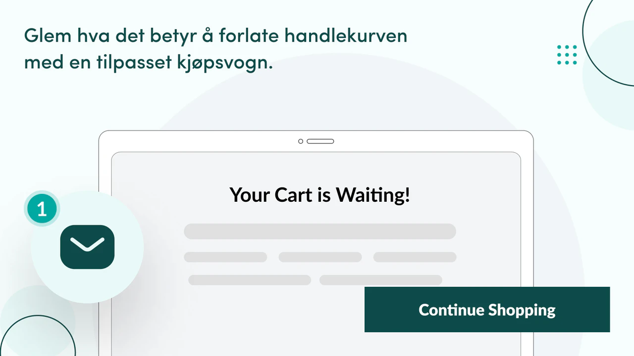 Unngå forlatte handlekurver med tilpasset mobilapp-kurv.