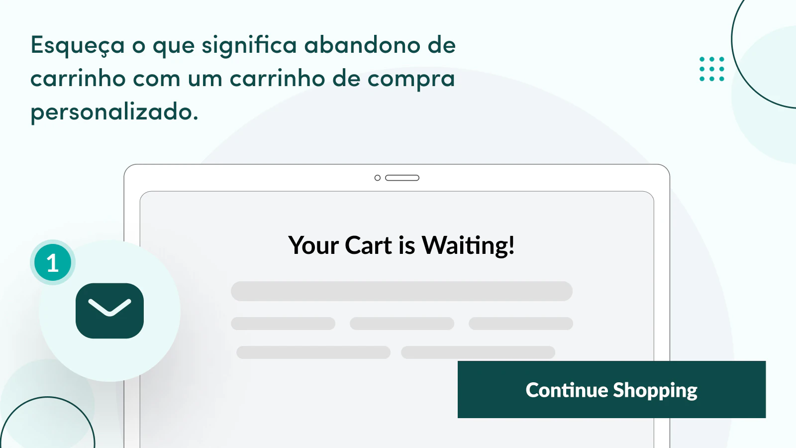 Utilize carrinho em aplicativo móvel para não perder vendas.