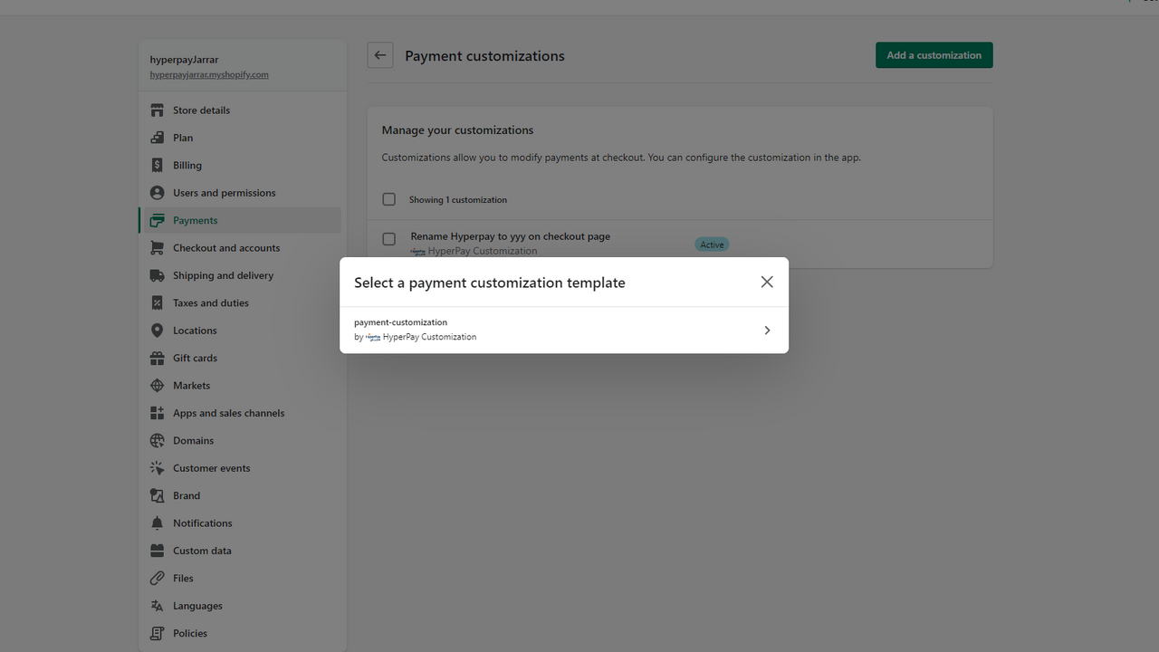 hyperpay checkout customization