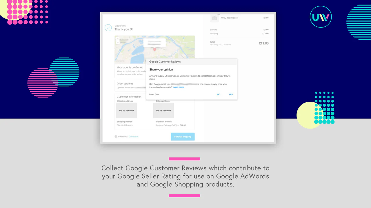 Widget do Google Customer Reviews