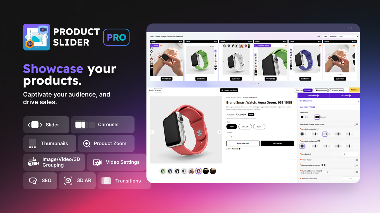 ProductSlider Pro - Powerful Image Slider for Product Pages