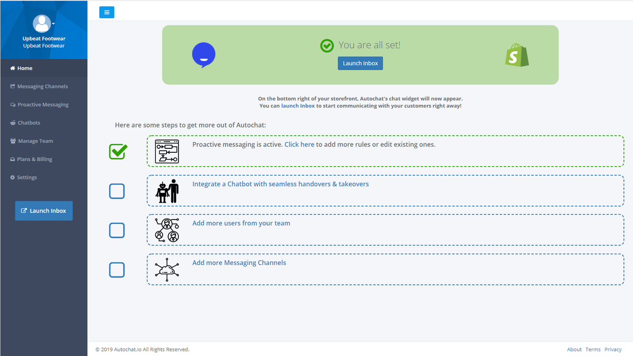 Admin konsol for Merchants