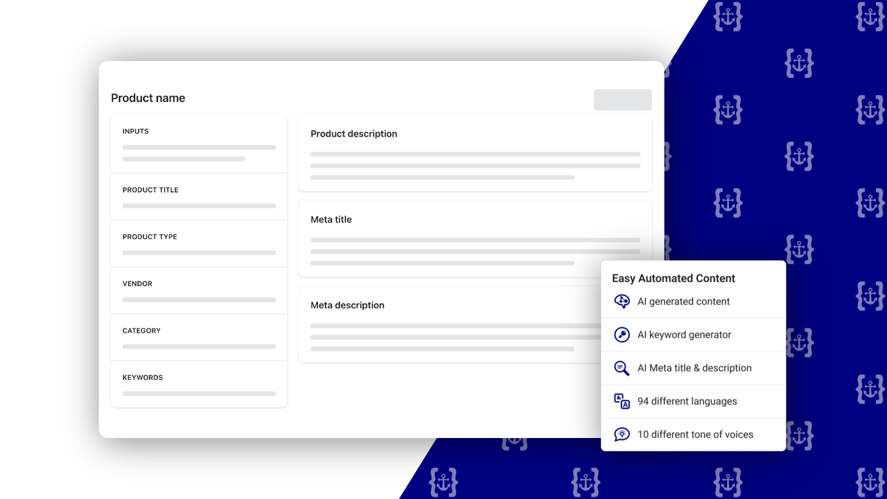 Easy Automated Content。利用AI自动生成内容。