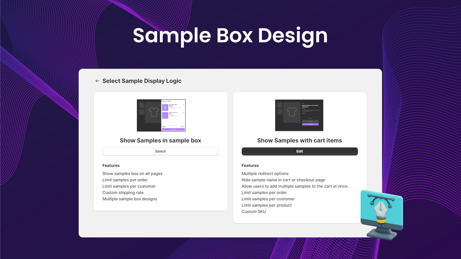 Mini ‑ Product Samples Screenshot