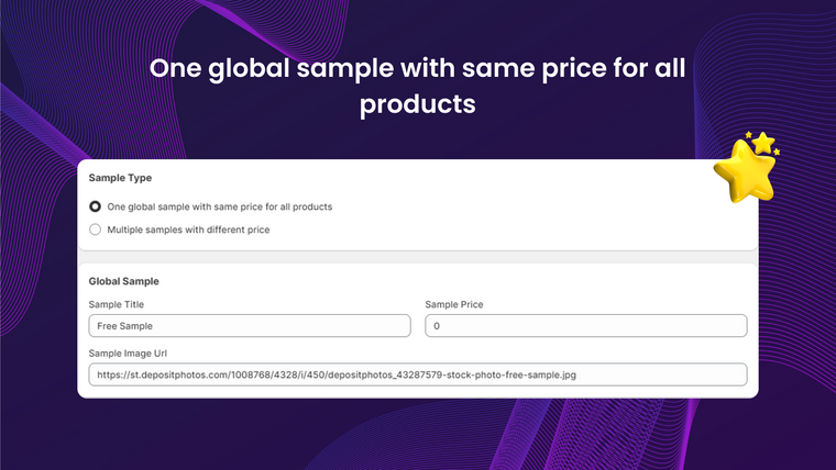 Mini ‑ Product Samples Screenshot