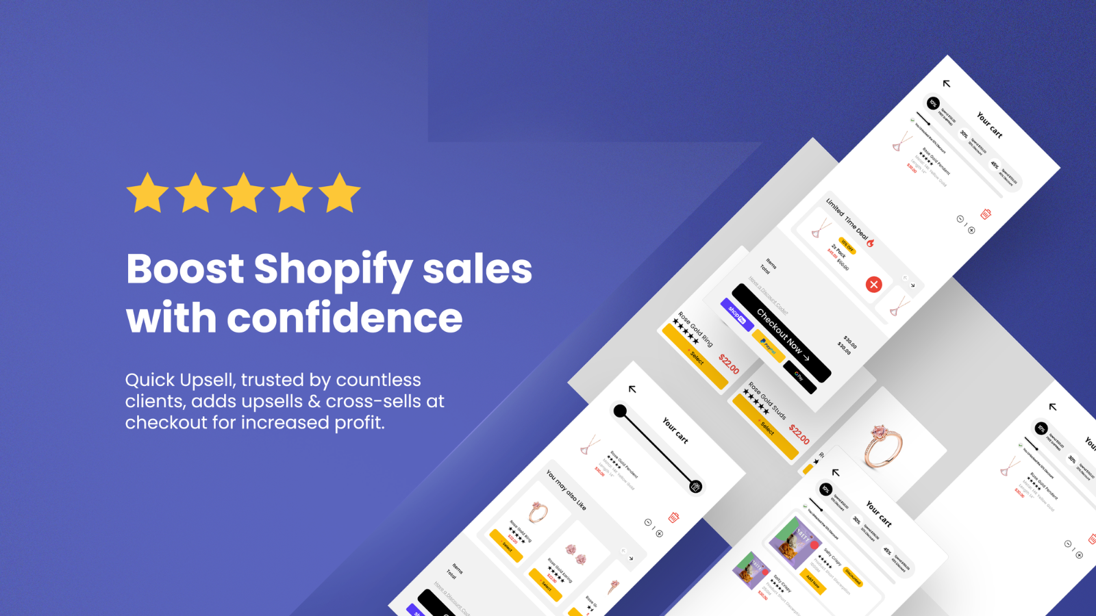 Application Shopify Cart Upsell QuickUpsell