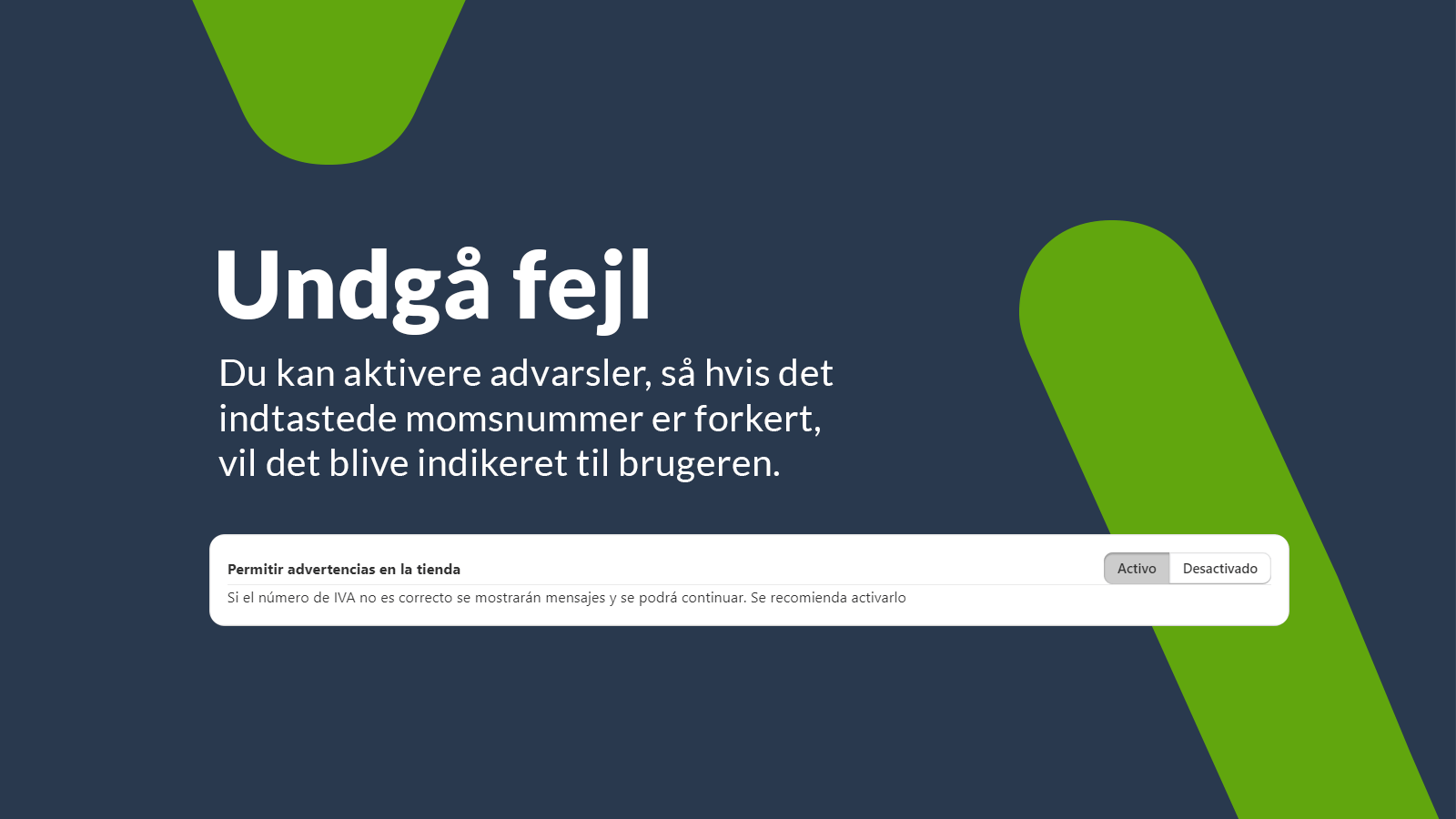 Undgå fejl