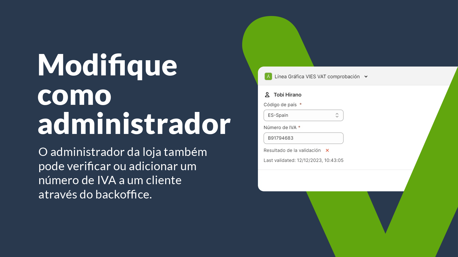 Modifique como administrador