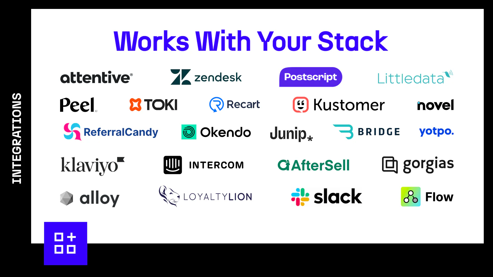 Works with your stack