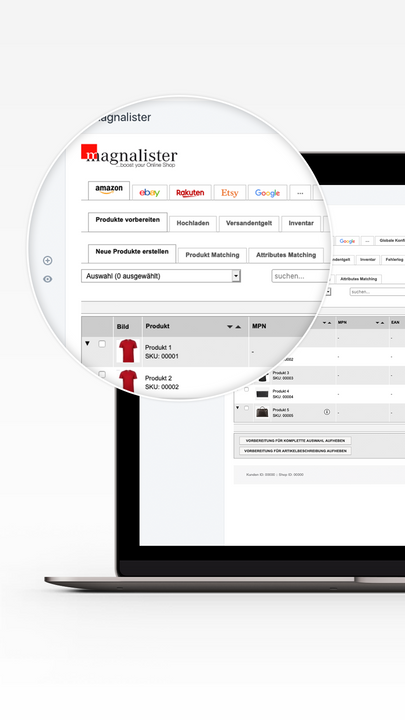 Produkte in Shopify vorbereiten und an Marktplätze hochladen