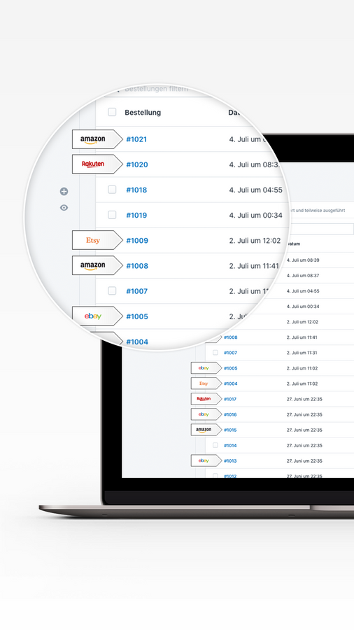 Bestellungen mit Bestelldetails nach Shopify importieren