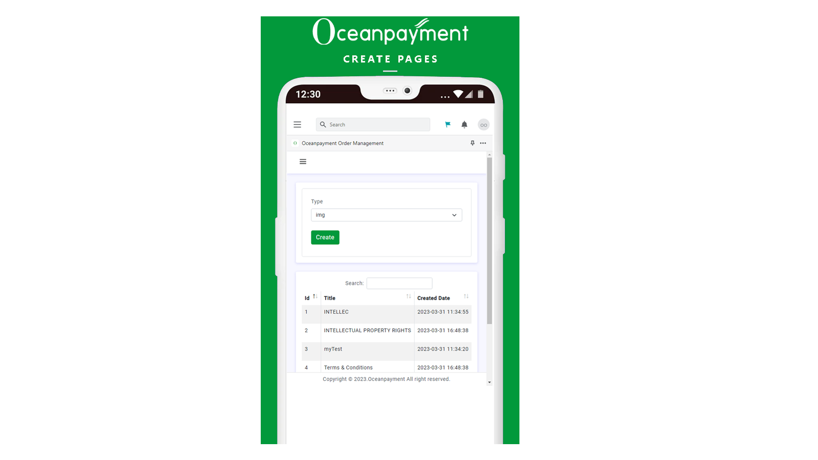 Oceanpayment Connect Screenshot