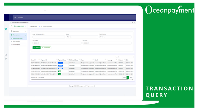 Transaction Query.