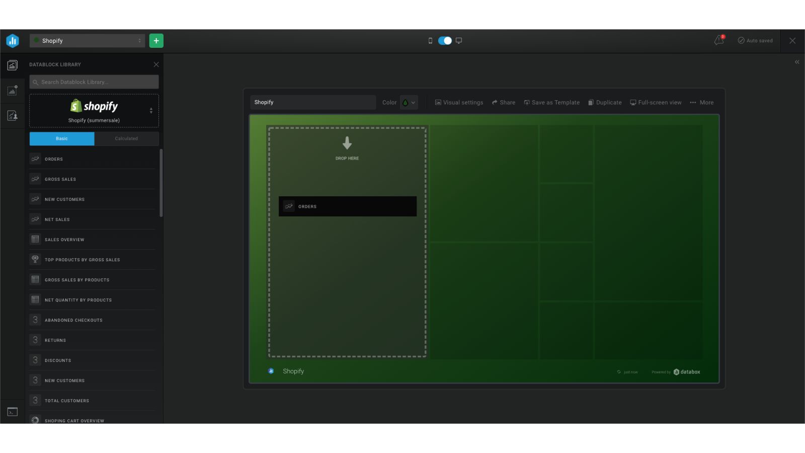 Databox: Business Analytics Screenshot