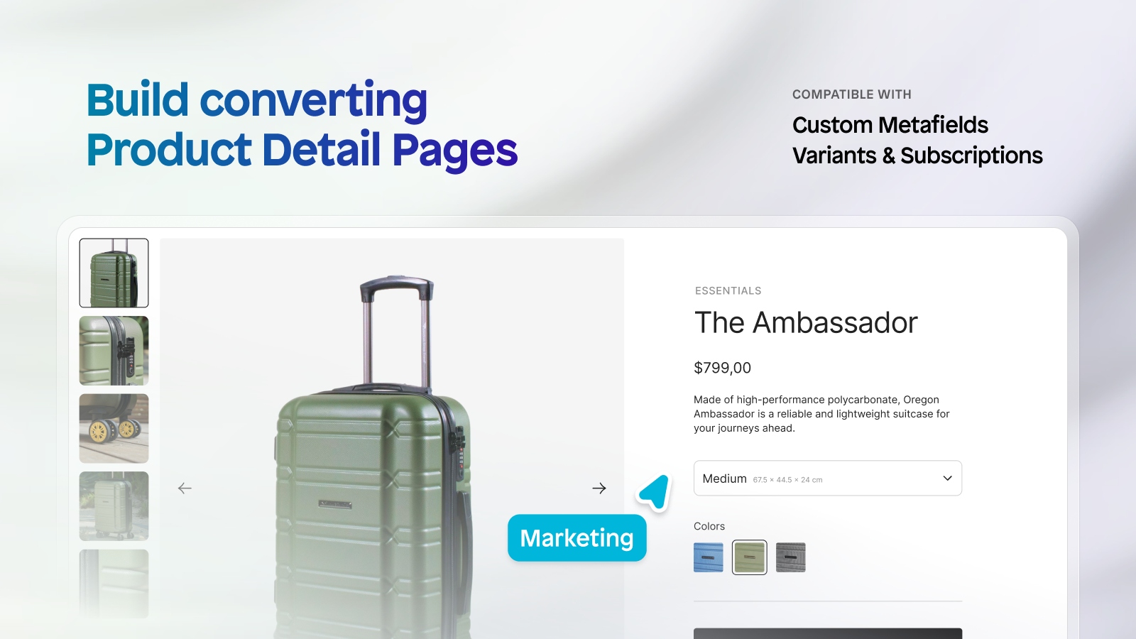 Build converting Product Detail Pages