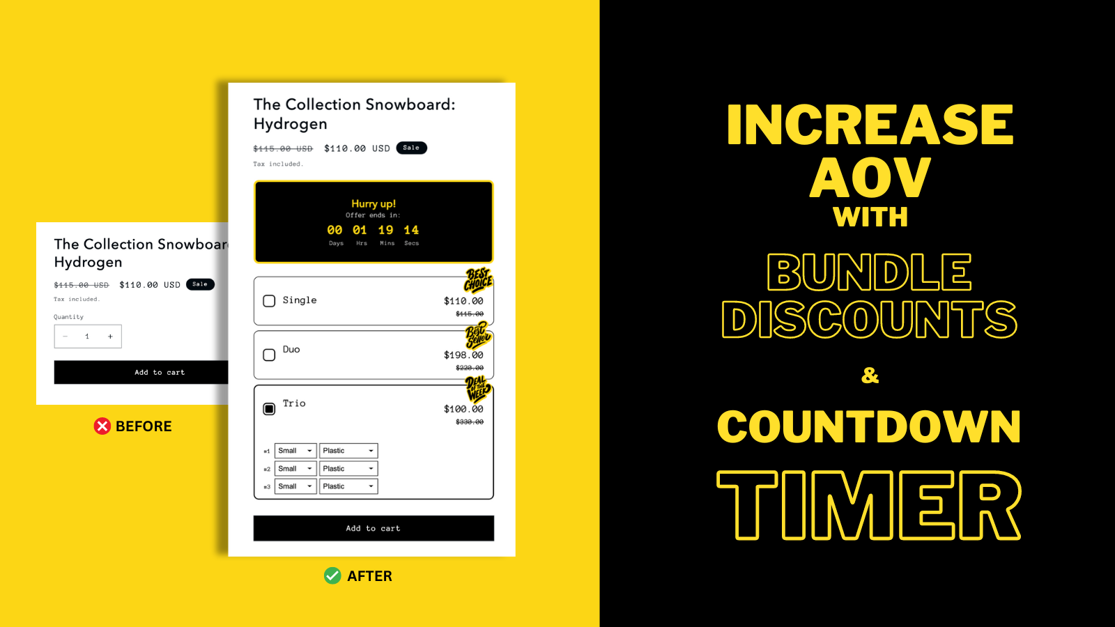 Descontos por Volume e Descontos por Quantidade do Bundle Bee