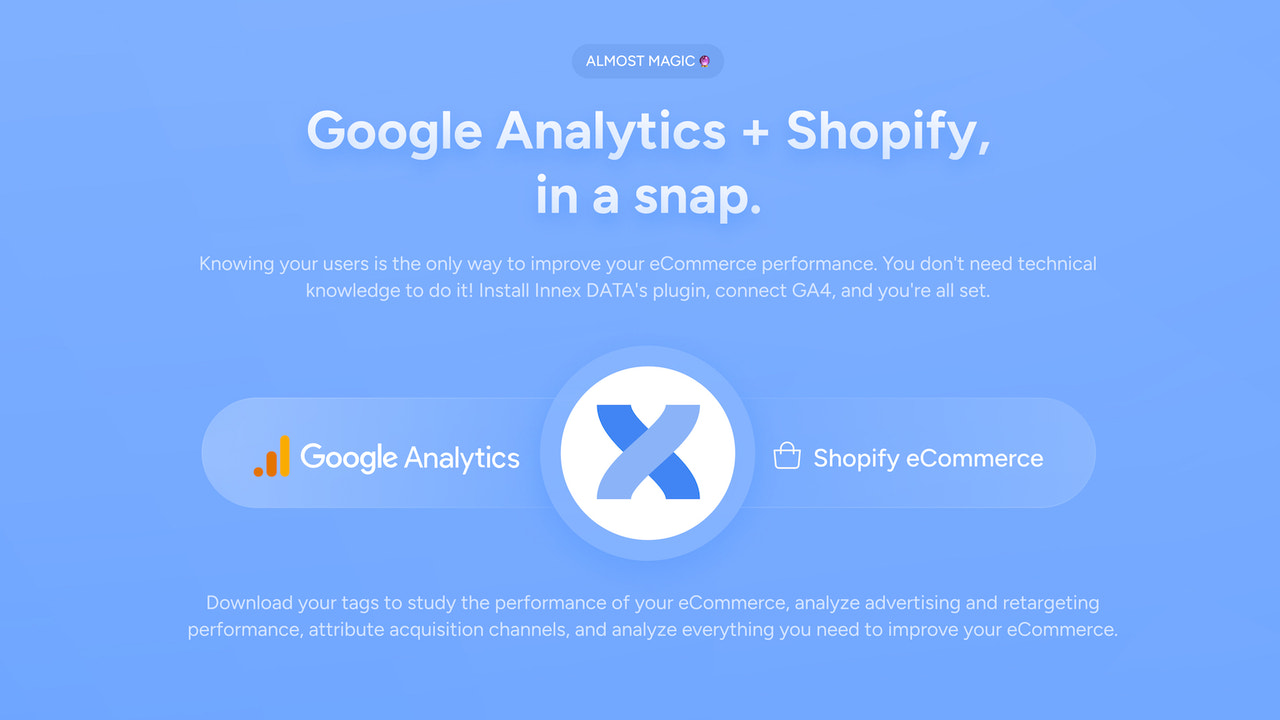 Connect Google Analytics to Shopify in a snap