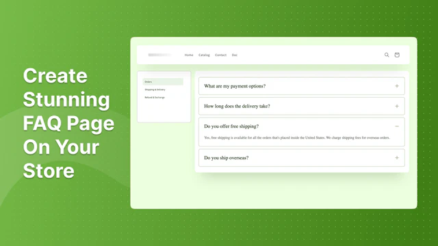 Crie uma página de FAQ impressionante em sua loja