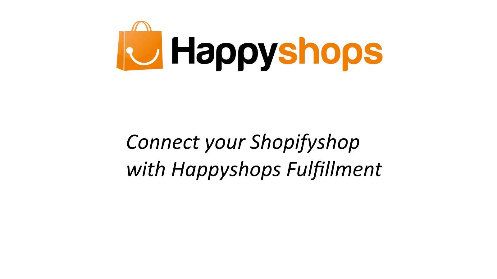 Happyshops Fulfillment Screenshot