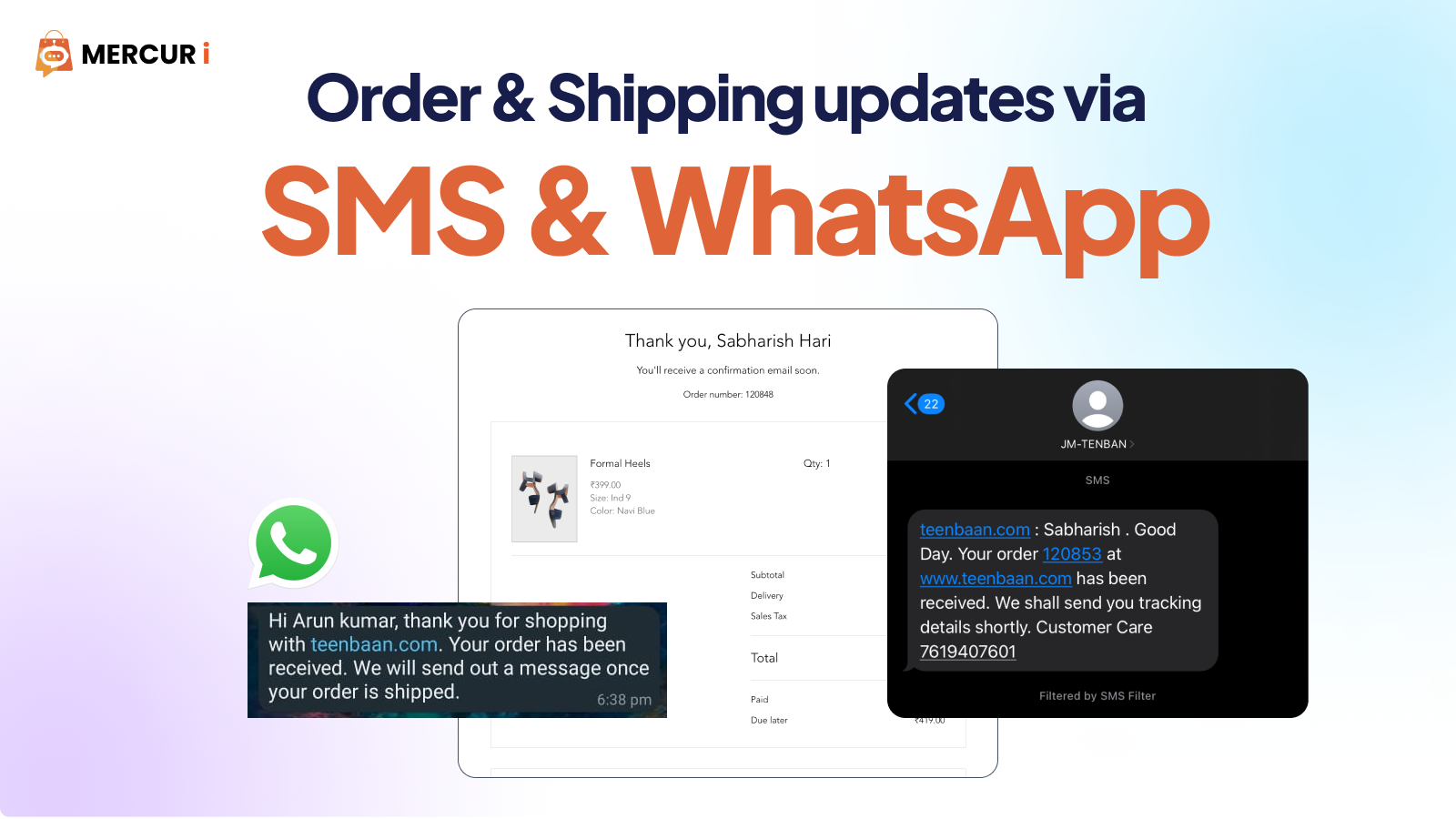 Mercuri SMS WhatsApp & AI Chat Screenshot