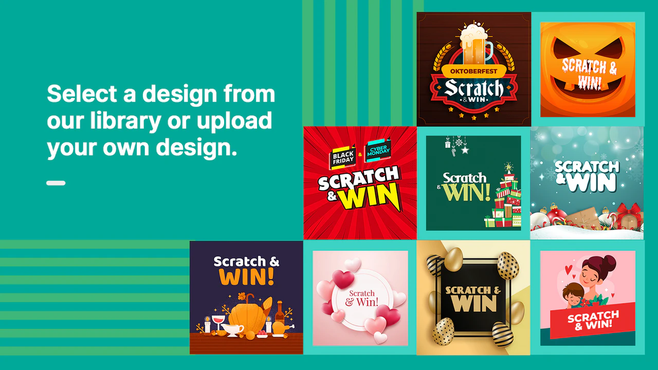 Scratch cards pop ups email popups giveaways and contests