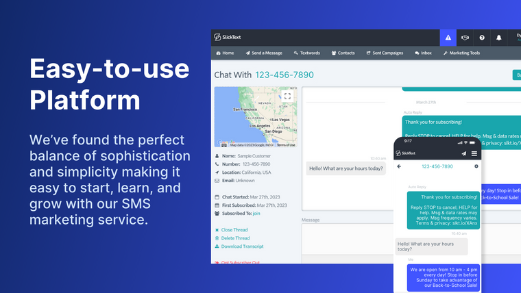 SlickText: SMS Marketing Screenshot