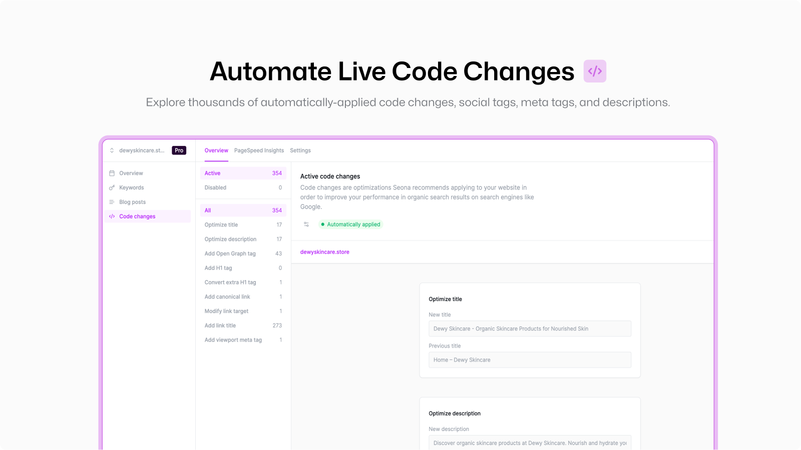 Automatisieren Sie Live-Code-Änderungen