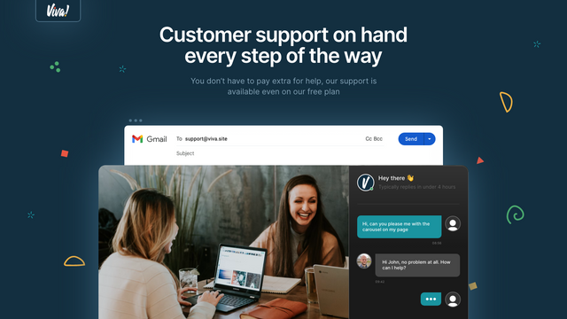 Customer support on hand every step of the way