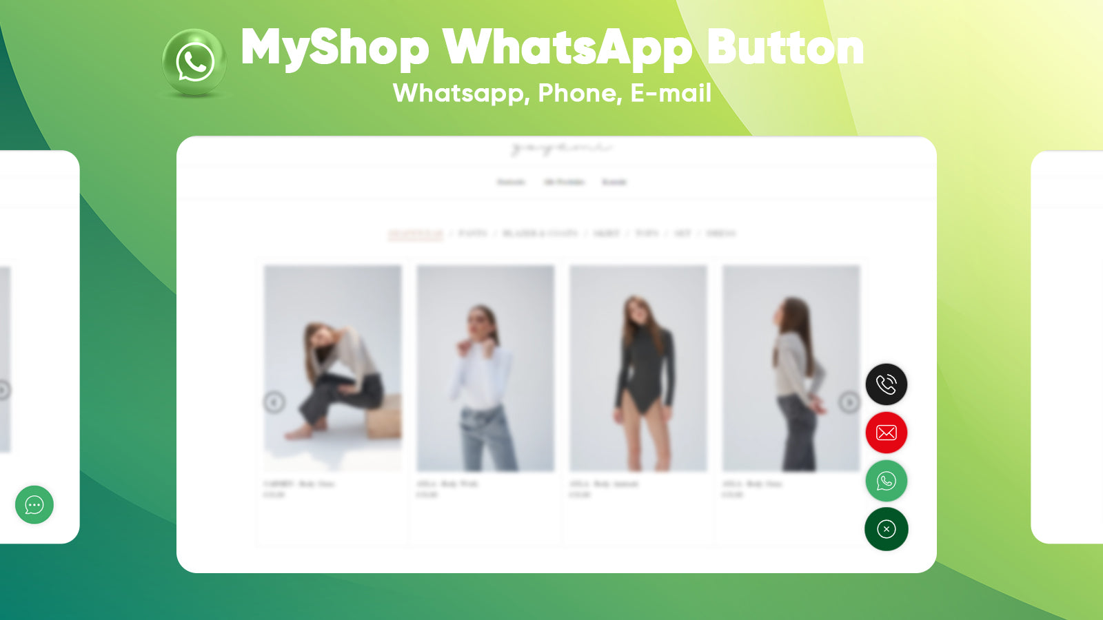 MyShop WhatsApp Button Screenshot