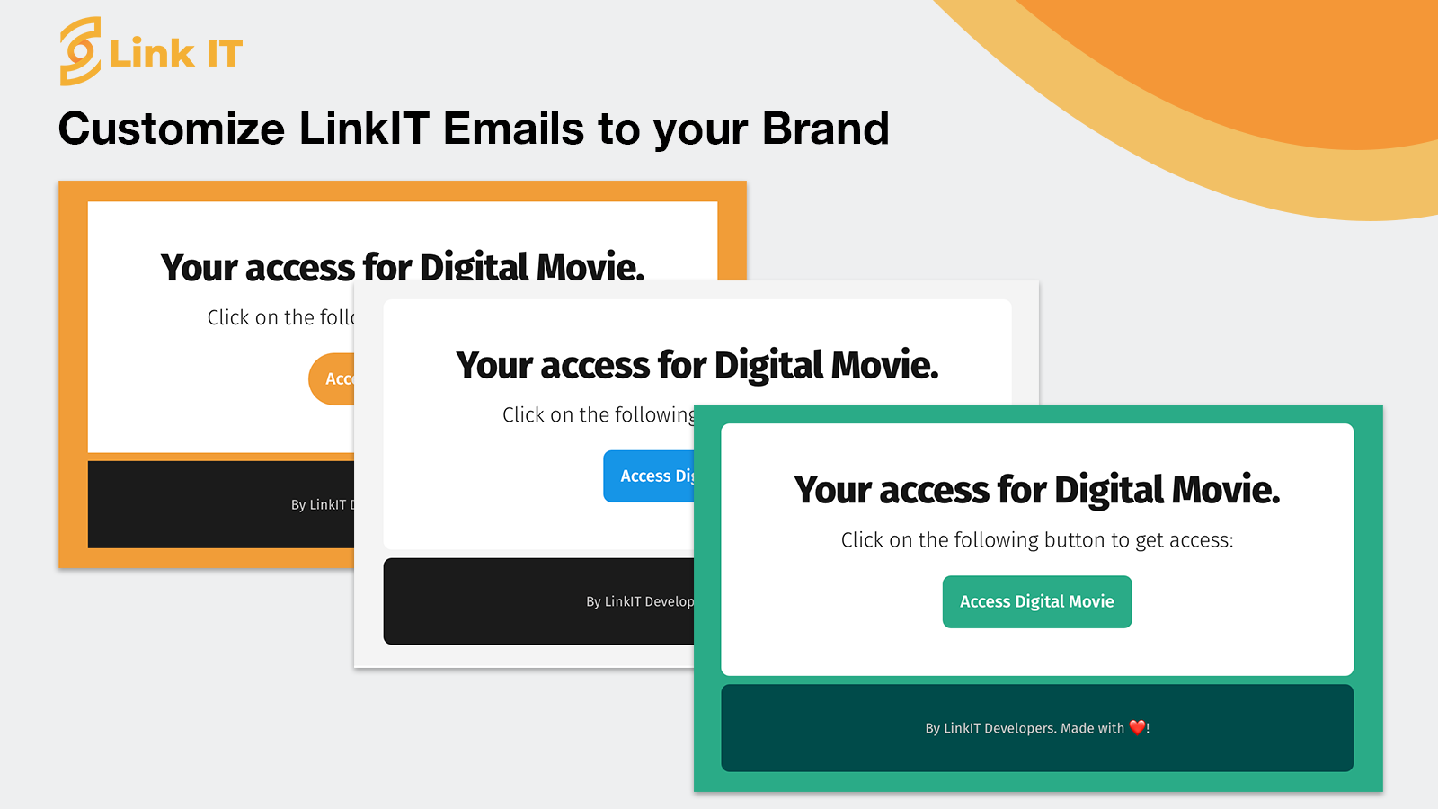 Personnalisez les e-mails de LinkIT à votre marque