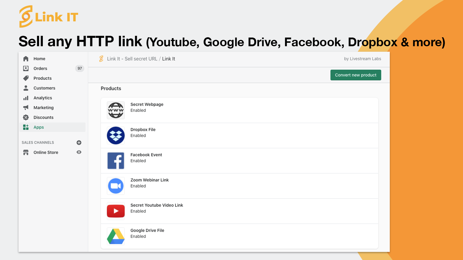 Digitale Downloads - Verkaufen Sie Links zu jeder HTTP-Datei