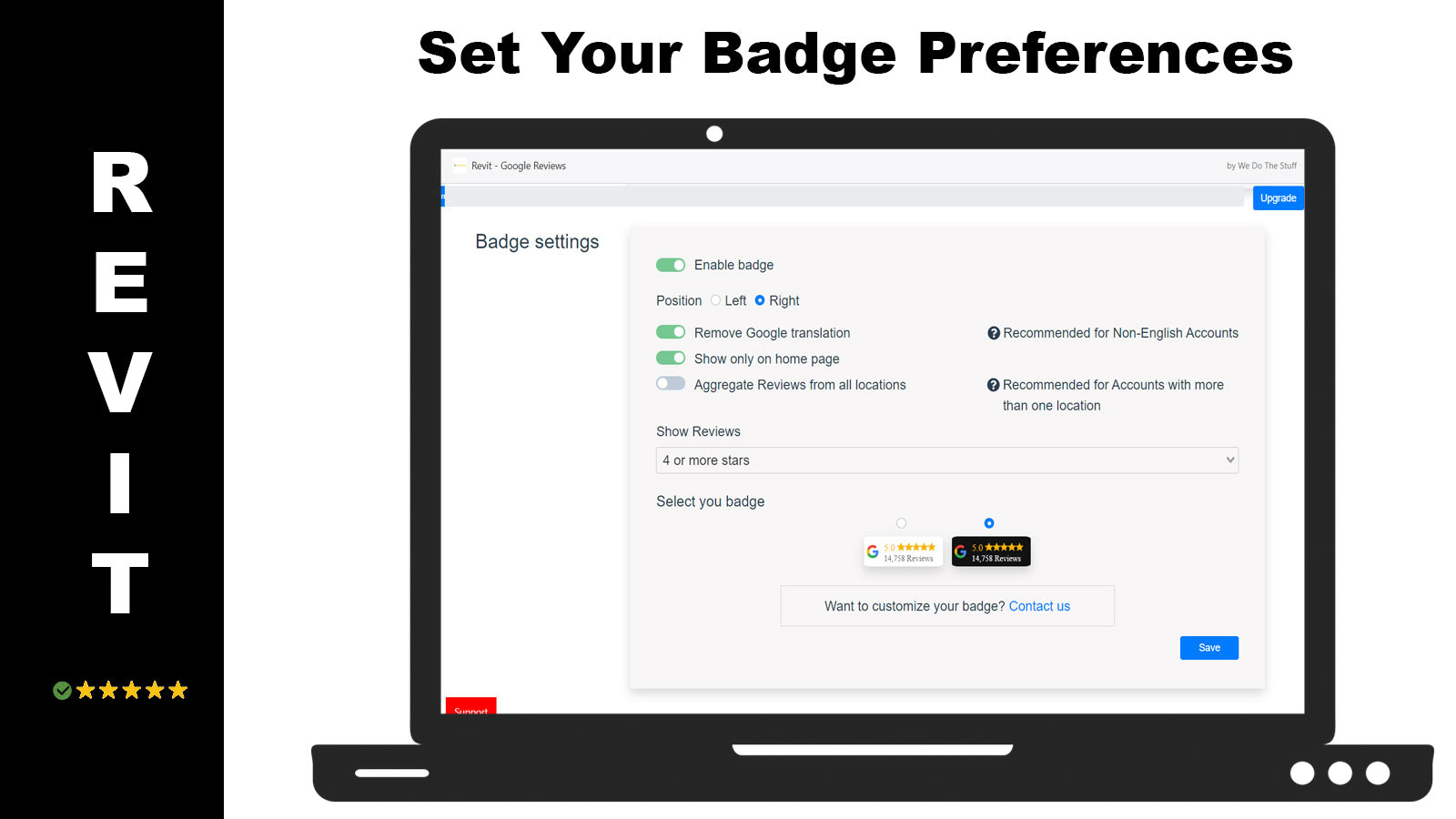 Google Beoordelingen Badges