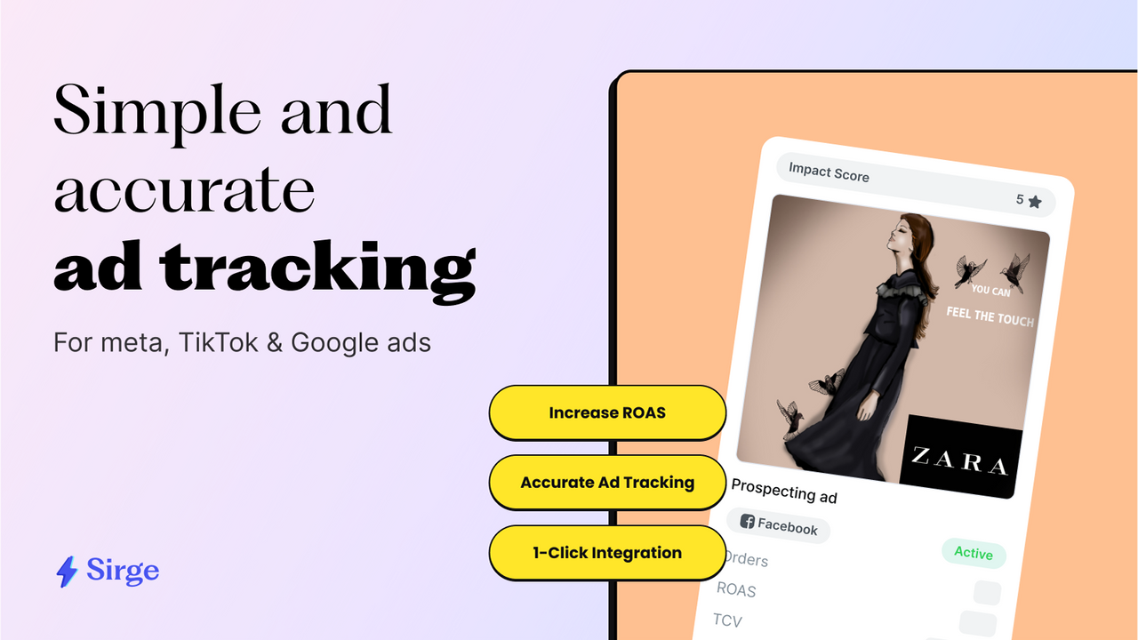 simple and accurate ad tracking for meta and tiktok