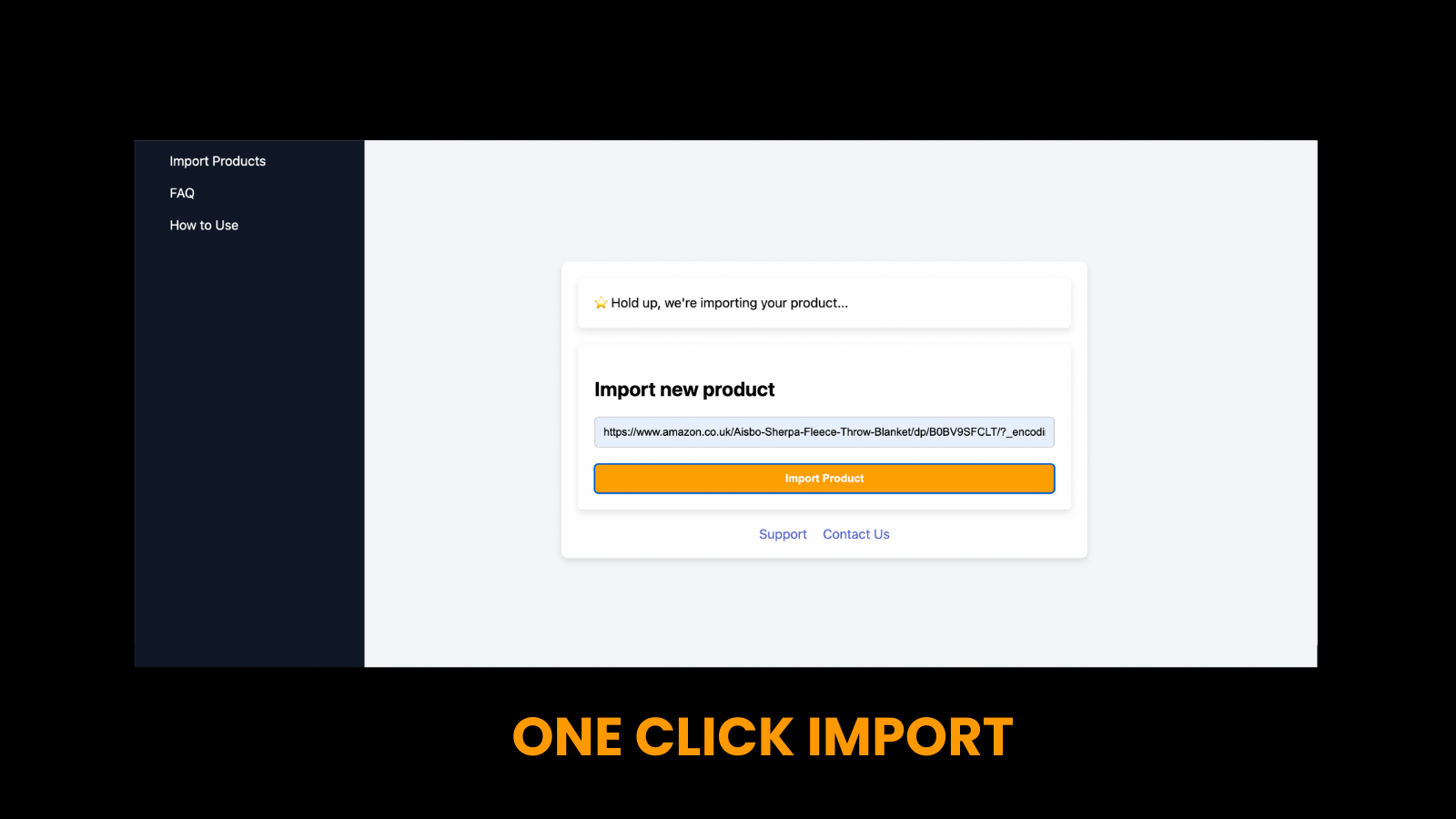 easy way to import products
