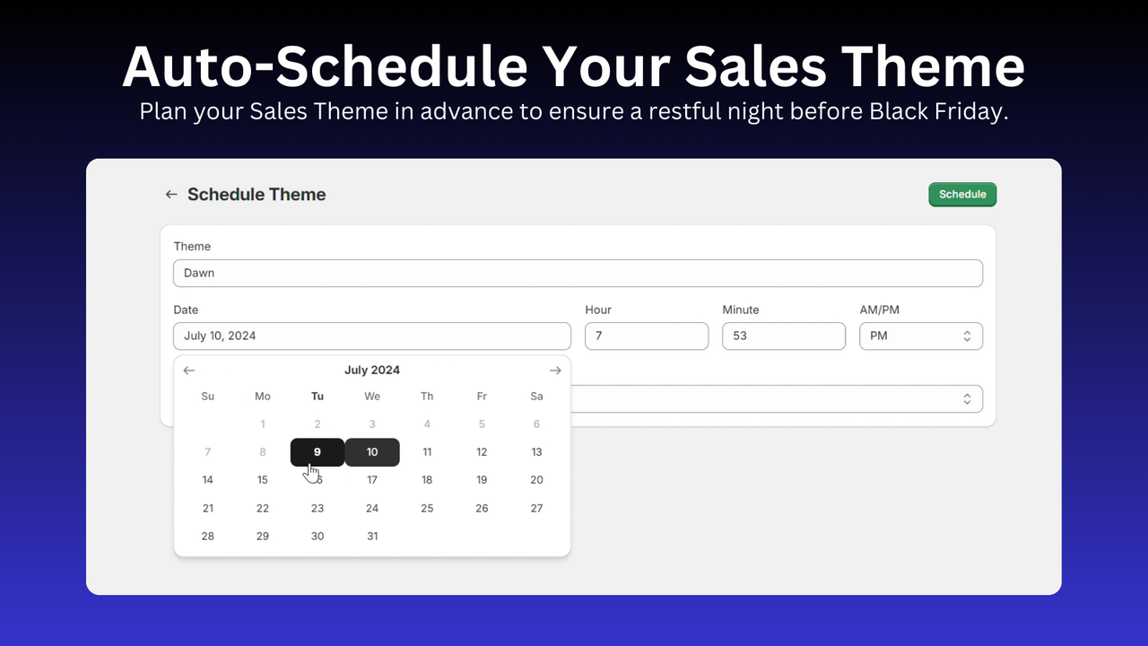 theme scheduler