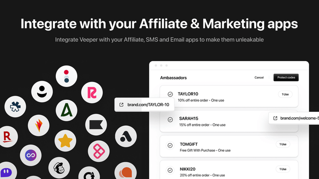 Make your affiliate & influencer apps unleakable