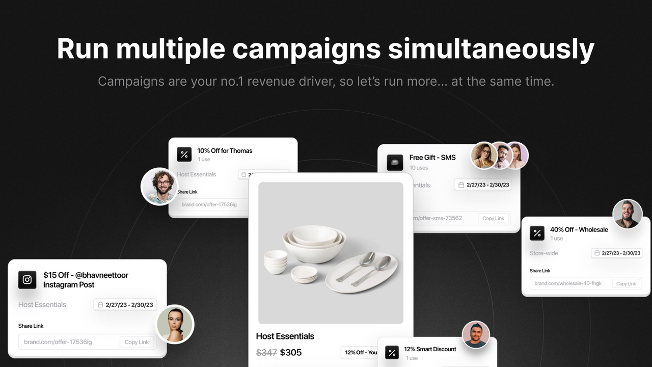 Run multiple campaigns simultaneously