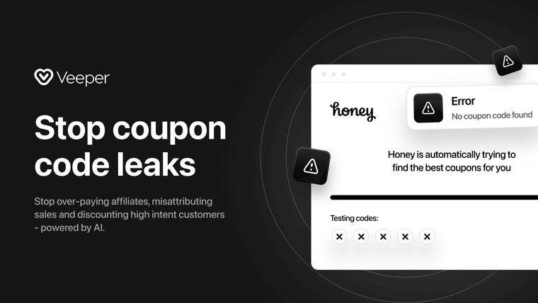 Veeper ‑ Stop Coupon Leaks Screenshot