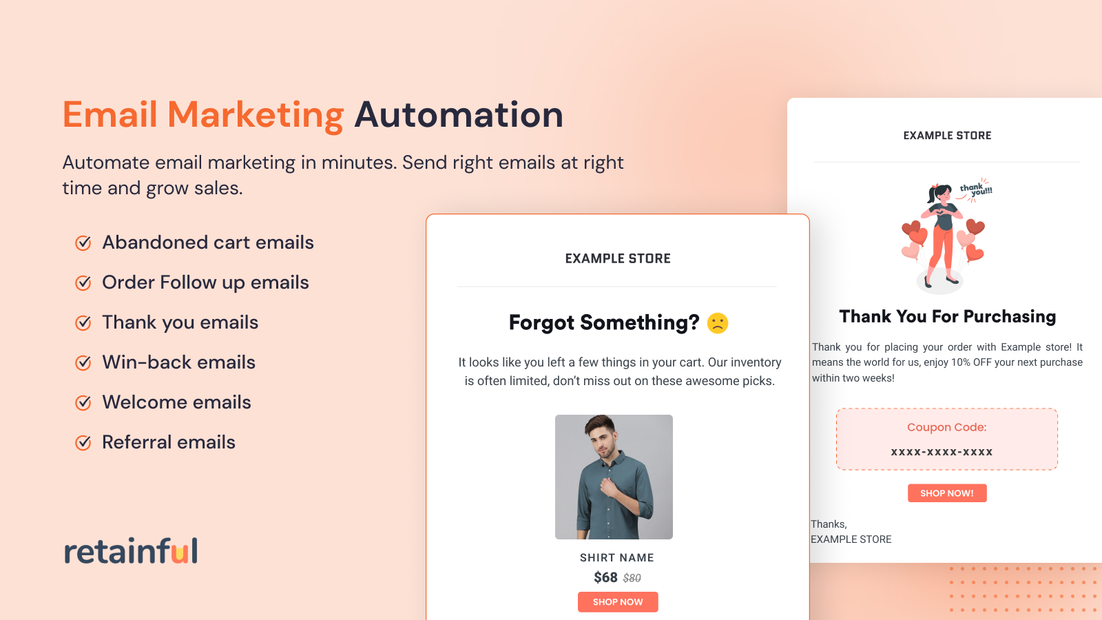 E-mail Marketing Automation for Shopify butikker